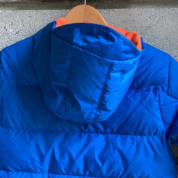❄️ Super Puffer Gap Kids S (6/7) Bright blue/orange - Picture 6 of 10